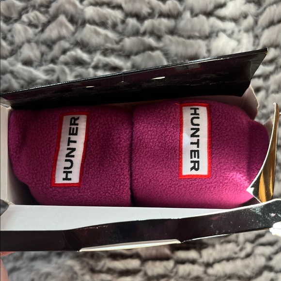 NIB W’s Hunter Fleece Welly Socks in Magenta - Picture 3 of 3